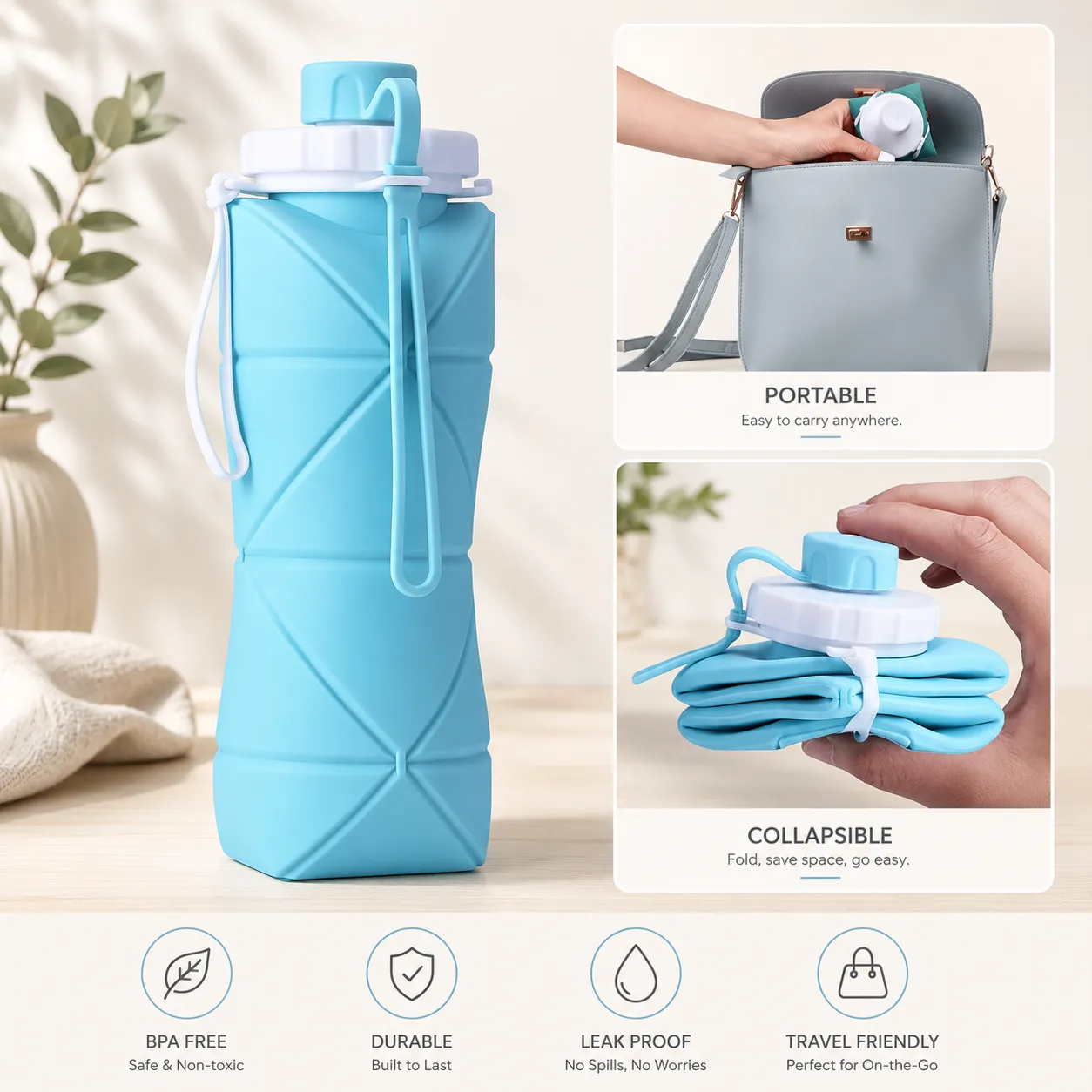FOLDABLE WATER BOTTLE